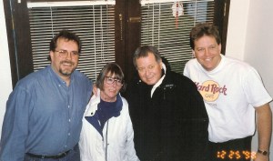 Your author, step-mother Terri, my Dad Jerry Schuett, and brother Jeff.